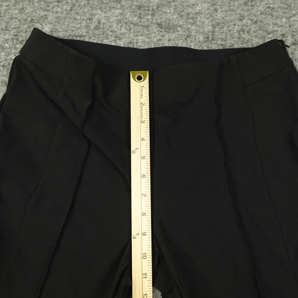 Lafayette 148 New York Pants Womens 10 Black Gramercy Acclaimed Stretch Straight - Picture 7 of 9